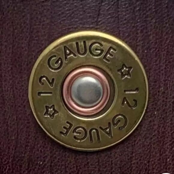 Nocona 12 Gauge Shell Brown Leather Belt main image 3